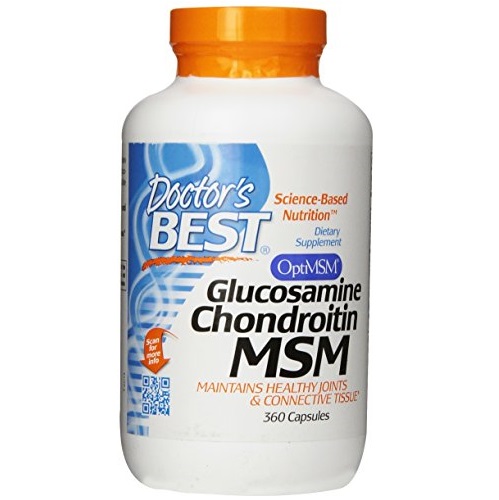 Doctor's Best Glucosamine/Chondroitin/MSM Capsules, 360 Count, Only  $28.78, free shipping after using SS