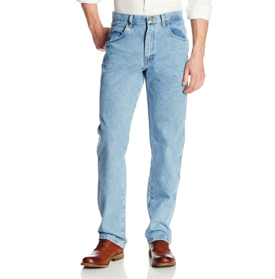 Wrangler Men's Rugged Wear Relaxed Fit Jean ,Vintage Indigo,28x32, Only $13.01