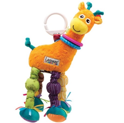 Lamaze 拉玛泽多触感长颈鹿玩具，原价$14.99，现仅售$7.99