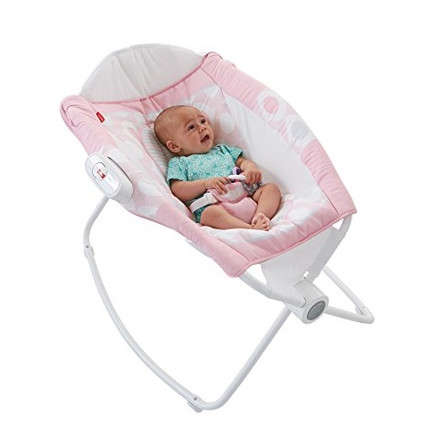 Fisher-Price Newborn Rock 'n Play Sleeper, Pink Ellipse, Only $34.19 after clipping coupon, free shipping