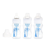 Dr. Brown's 8盎司大口径婴儿塑料奶瓶-3个装，原价19.99，现仅售 $11.60