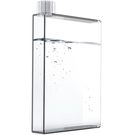 Asobu E Flask Plastic Water Bottle, 16 oz., Clear $10.47 FREE Shipping on orders over $25