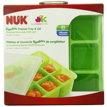 NUK Homemade Baby Food Flexible Freezer Tray and Lid Set $5.39 FREE Shipping on orders over $25