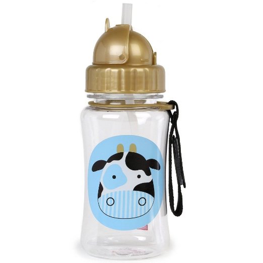 Skip Hop Zoo Straw Bottle, Cow, Only $4.99 after clipping coupon