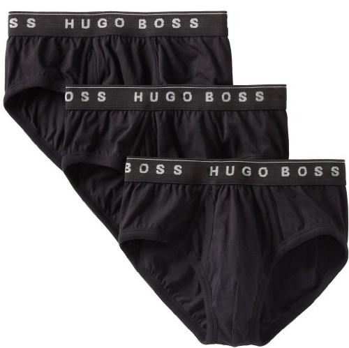 BOSS HUGO BOSS Men's Cotton 3 Pack Traditional Brief, only $14.53