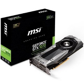 MSI Computer GeForce GTX 1070 Founders Edition Graphics Cards GeForce GTX 1070 Founders Edition $428.58 FREE Shipping