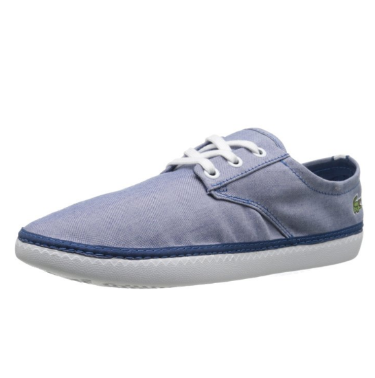 Lacoste Men's Malahini Deck 216 1 Fashion Sneaker, Blue, 8.5 M US, Only $32.76