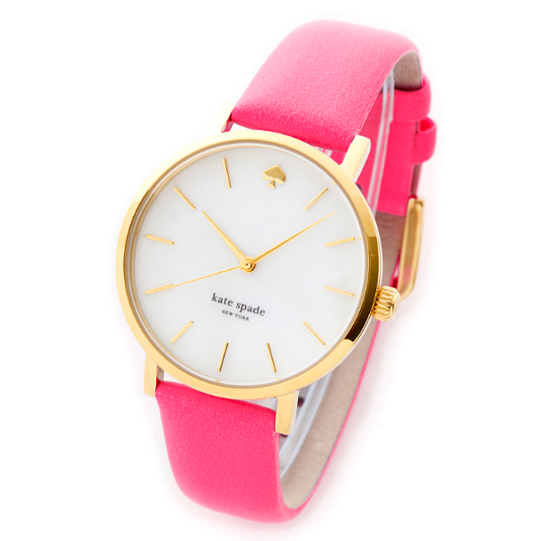 就要少女萌！史低價！Kate Spade NEW YORK 1YRU0367 女式時裝手錶，現僅售$69.98，免運費！