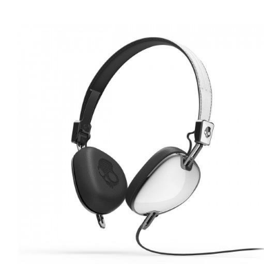 Skullcandy Navigator On-ear Headphone with Mic3, White, Only $28.99, You Save (%)