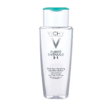 Vichy Pureté Thermale 3-in-1 One Step Cleansing Micellar Solution for Sensitive Skin, Paraben-Free, Only $14.50