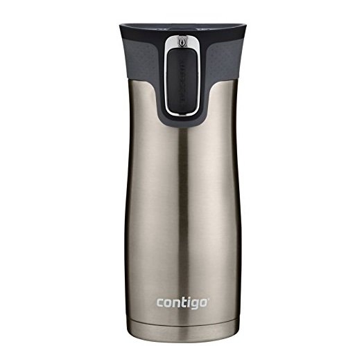 Contigo 2034154 Stainless Steel AUTOSEAL West Loop Vaccuum-Insulated Travel Mug, 16 oz, Only $9.77