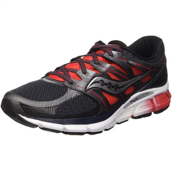 Saucony Men's Zealot ISO Road Running Shoe, Red/Black/Silver $58.62 FREE Shipping on orders over $49
