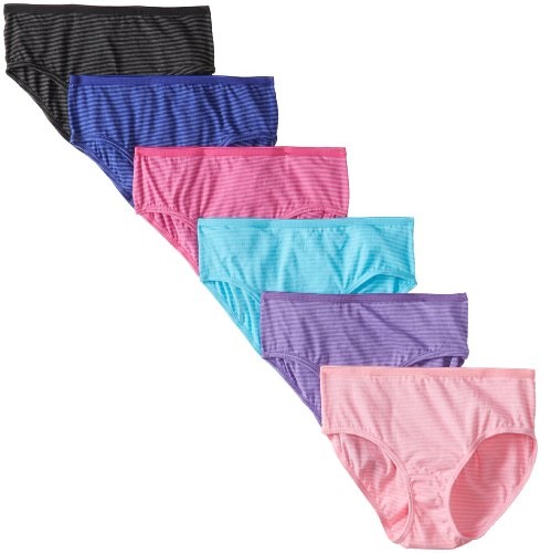 Hanes Women's Cotton Hipster 6 Pack,Assorted Colors,5, Only $7.50
