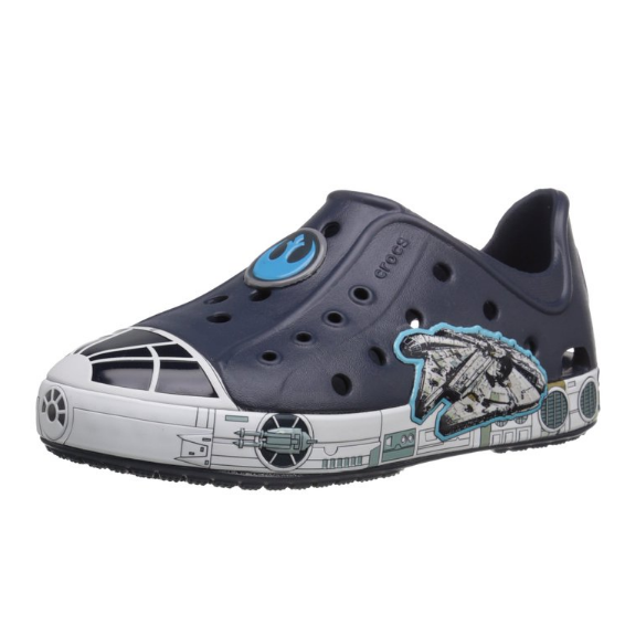 crocs Bump It SW Millennium Falcon Shoe (Toddler/Little Kid), Navy, 6 M US Toddler, Only $11.71