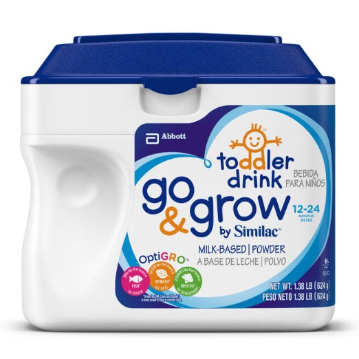 Go & Grow by Similac, Stage 3 Milk Based Toddler Drink, Powder, 1.38 LBS (Pack of 6), only $98.75, free shipping