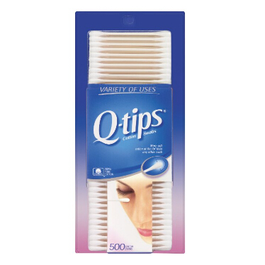 Q-tips Cotton Swabs, 500 Count (Pack of 4)   $9.66