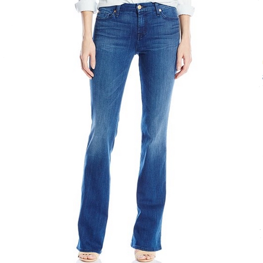 7 For All Mankind Women's Bootcut Jean In Santa Cruz Bright Blue $39.19 FREE Shipping on orders over $49