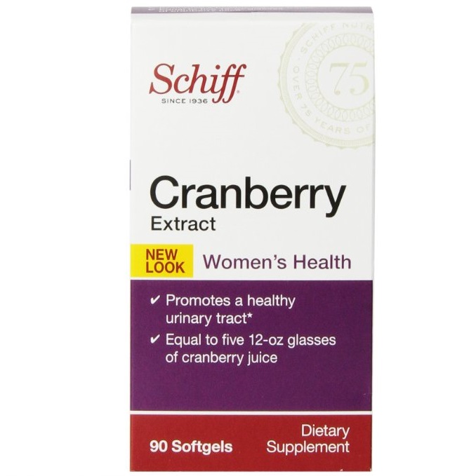 Schiff Cranberry Extract Cranberry Dietary Supplement, 90 Softgels, only  $7.75, free shipping after clipping coupon and using SS
