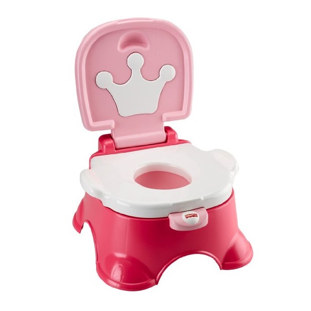 Fisher-Price Stepstool Potty, Pink Princess, only $10.62 after clipping coupon