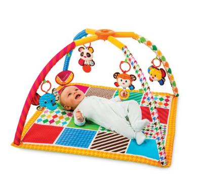 史低价！ Infantino动物图案婴儿健身游戏垫，原价$45.99,现仅售$27.88