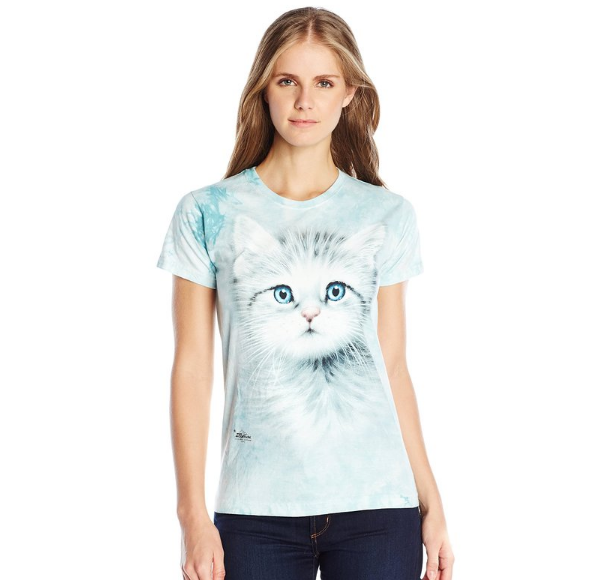 The Mountain Junior's Blue Eyed Kitten Graphic T-Shirt only$16.02