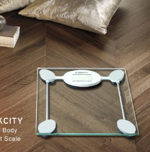 Etekcity Digital Body Weight Bathroom Scale, 400lb/180kg,only $12.68