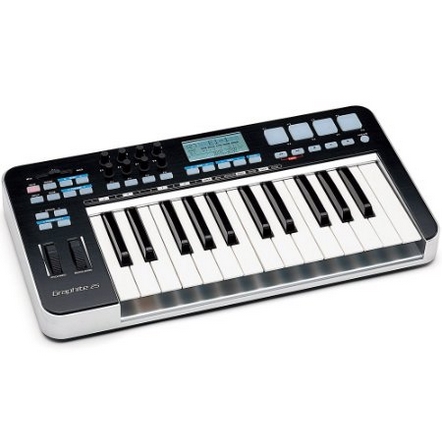 史低价！Samson Graphite 25键 USB MIDI 键盘控制器$35.93