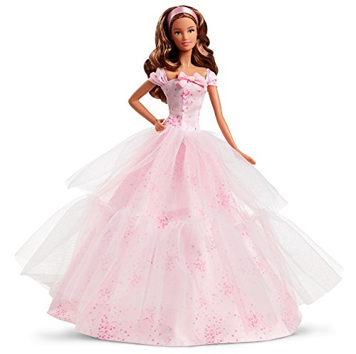 Barbie Birthday Wishes 2016 Barbie Doll, Light Brunette, only $15.24