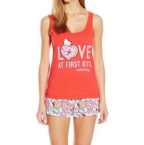 Hello Kitty Women's Candy Coated Short Set $9.20 FREE Shipping on orders over $49