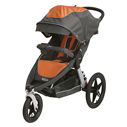 Graco Relay Click Connect Jogging Stroller, Tangerine , only $177.17, free shipping