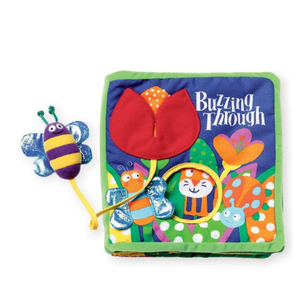Manhattan Toy Soft Activity Book with Tethered Toy, Buzzing Through, only $9.93
