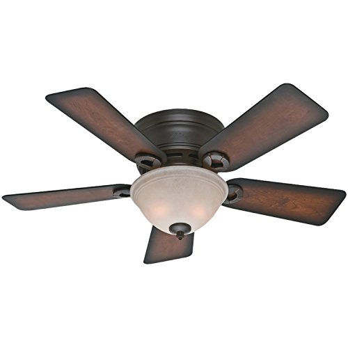 Hunter Fan Company 51023 Conroy 42-Inch Onyx Bengal Ceiling Fan with Five Burnished Mahogany Blades and a Light Kit, only $79.99, free shipping
