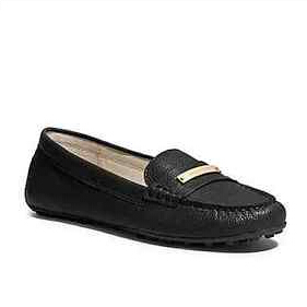 MICHAEL Michael Kors Everett Loafer女士真皮時尚休閑平底鞋 兩色可選 特價僅售$49.99