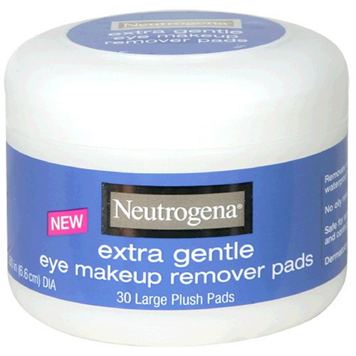 Neutrogena Eye Makeup Remover Large Plush Pads, Extra Gentle, 30 Count (Pack of 2）, only  $7.86 after clipping coupon