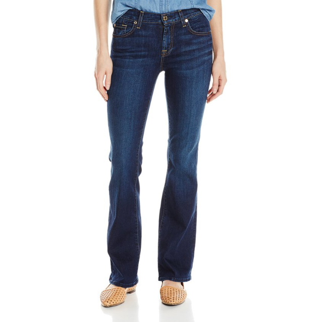 7 For All Mankind Women's Boot Cut Jean In New York Dark only $39.61