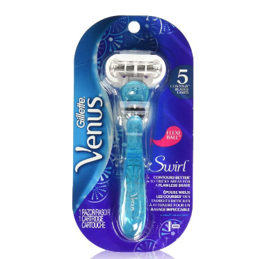 Gillette Women's Venus Swirl Blue Razor Handle with 1 Refill only $2.86 via clip coupon