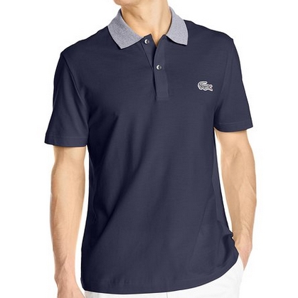 Lacoste Men's Short Sleeve Mini Pique Regular Fit Caviar Croc Polo Shirt $44.99 FREE Shipping on orders over $49