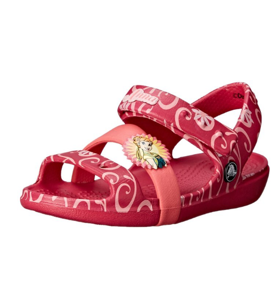 Crocs 卡洛驰冰雪奇缘小女孩夏日凉鞋,原价$34.99，现仅售$18.90