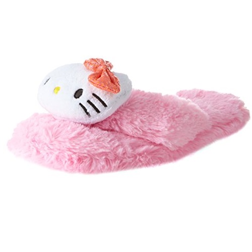 Hello Kitty Women's Slipper Thong with 3D Head and Sequin Bow, Light Pink, Small (5/6), Only $6.14, You Save (%)