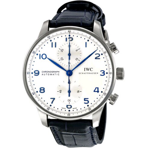 IWC Portuguese Chronograph Automatic White Dial Men's Watch, only $5,345.00, free shipping after using couponc ode