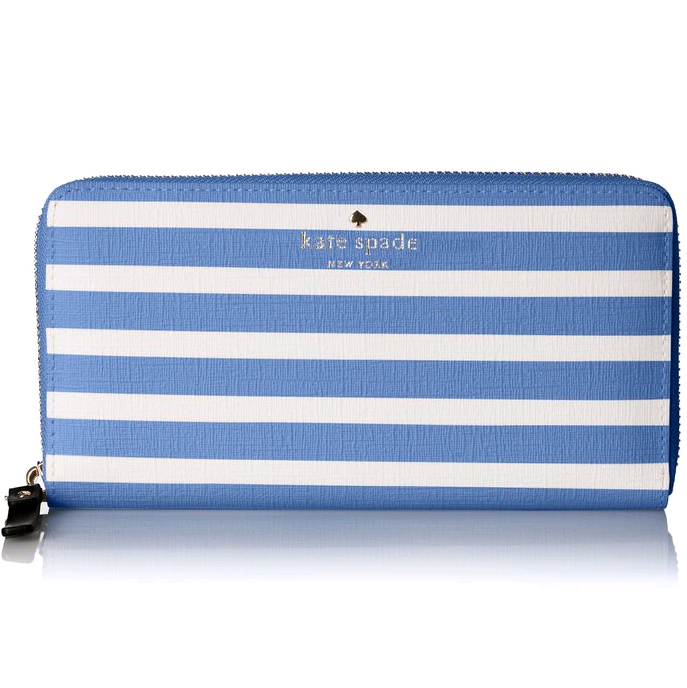 kate spade new york Fairmount Square Lacey Wallet,Alice Blue/Sandy Beach,One Size $69.49 FREE Shipping