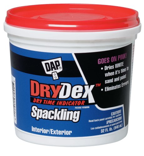 DAP 12330 Dry Time Indicator Spackling, 1-Quart Tub, only $6.47