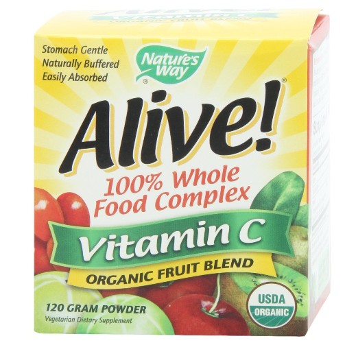 Nature's Way Alive! Organic Vitamin C 120g, Powder, Only $12.89