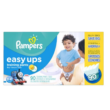 prime會員獨享！Pampers Easy Ups男童如廁訓練褲 3T-4T 現折后特價僅售$13.49