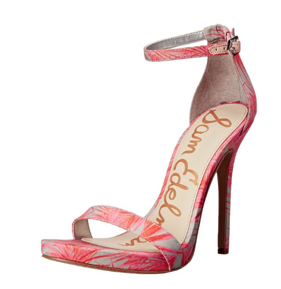 Sam Edelman Women's Eleanor Dress Sandal, Pink/Multi, 6 M US, Only $54.99, You Save $55.01(50%)