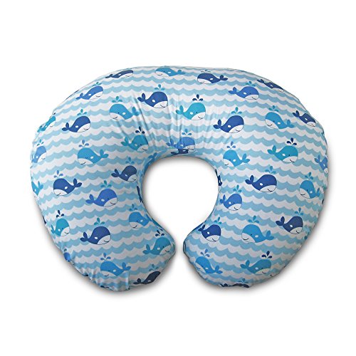 Boppy Nursing Pillow and Positioner, Whale Blue, 0-12 Months, only $25.97
