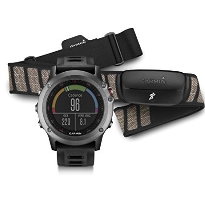 Garmin fenix 3, Gray bundle with Heart Rate Monitor, only $412.49, free shipping