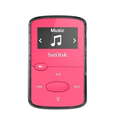 SanDisk 8GB Clip Jam MP3 Player (Pink), only $29.99