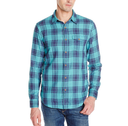 Lucky Brand Men's Double Weave One-Pocket Shirt only $15.89