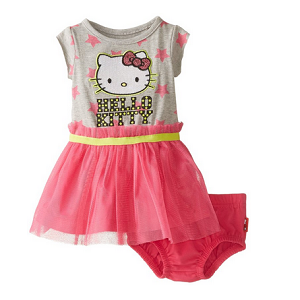 湊單佳品！Hello Kitty嬰兒女童紗連衣裙  特價僅售$9.20